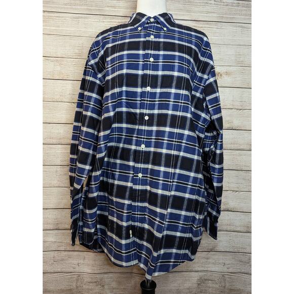 Club Room by Charter Club Big Oxford Button Up Long Sleeve Shirt Size Large - Picture 1 of 4